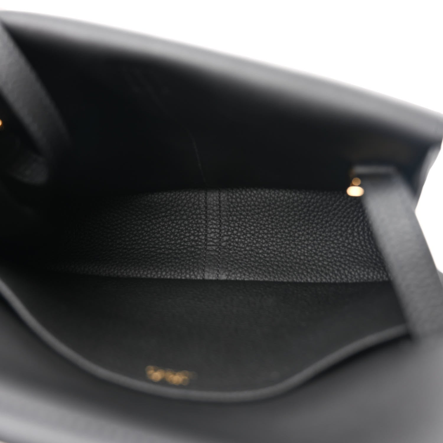Hermes Taurillon Clemence Halzan 25 Black 5 of 12