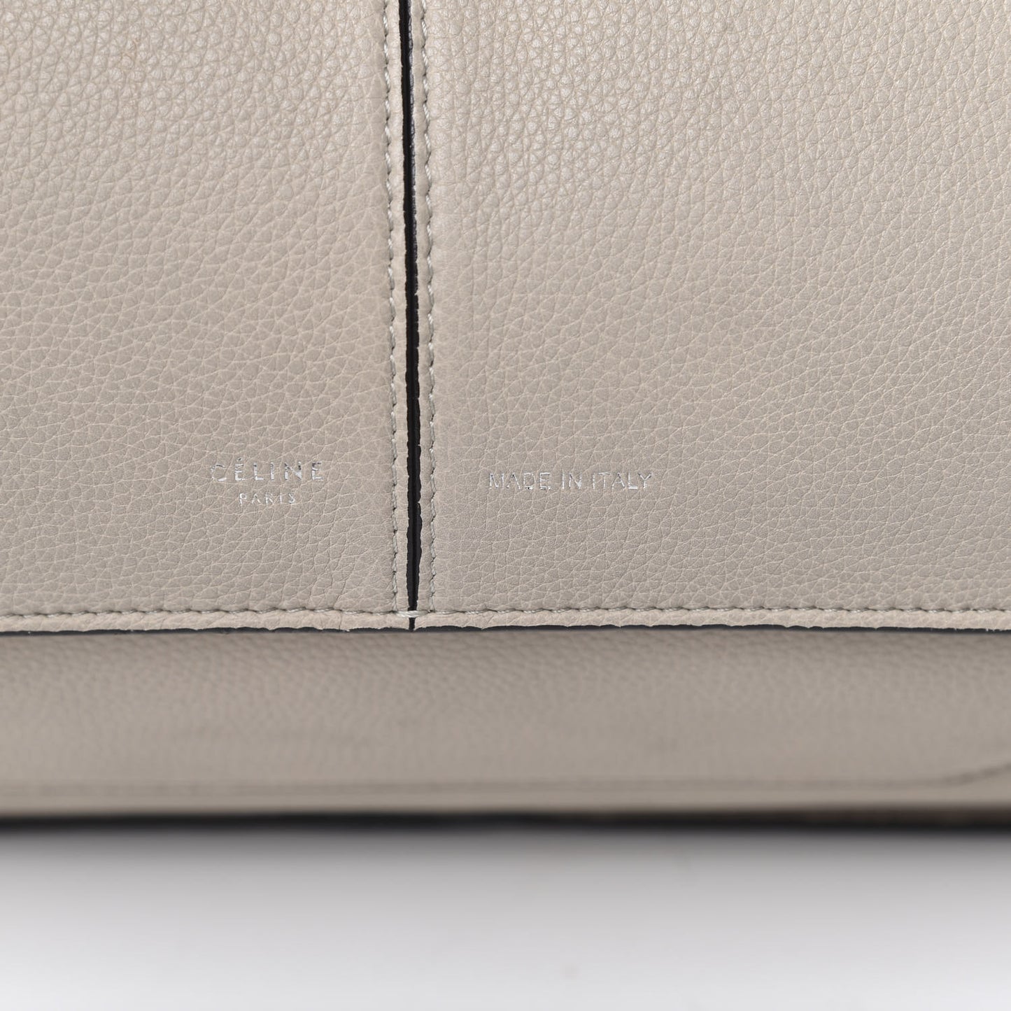 Baby Grained Calfskin Medium Tri-Fold Bag Dune