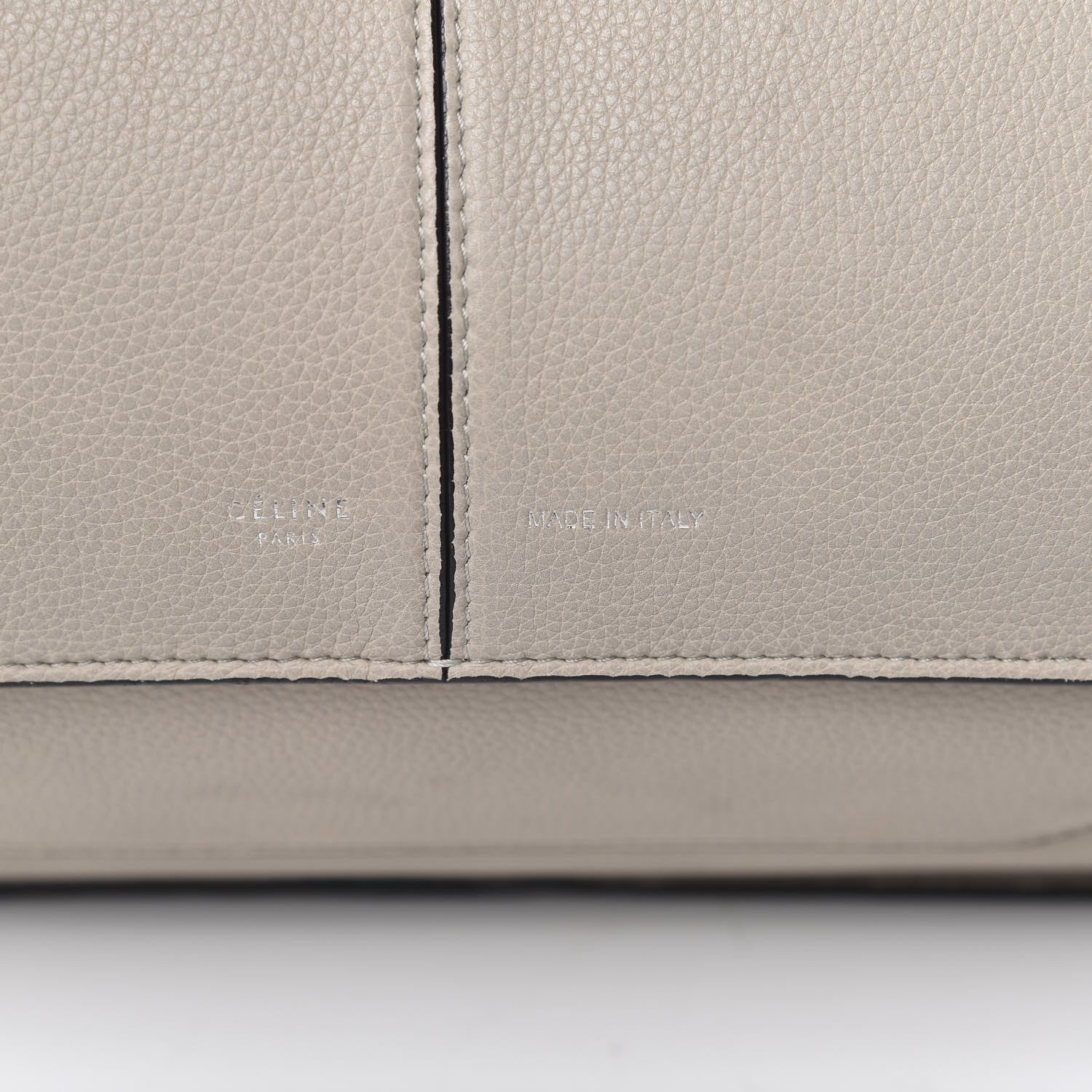 Celine Baby Grained Calfskin Medium Tri-Fold Bag Dune 6 of 13