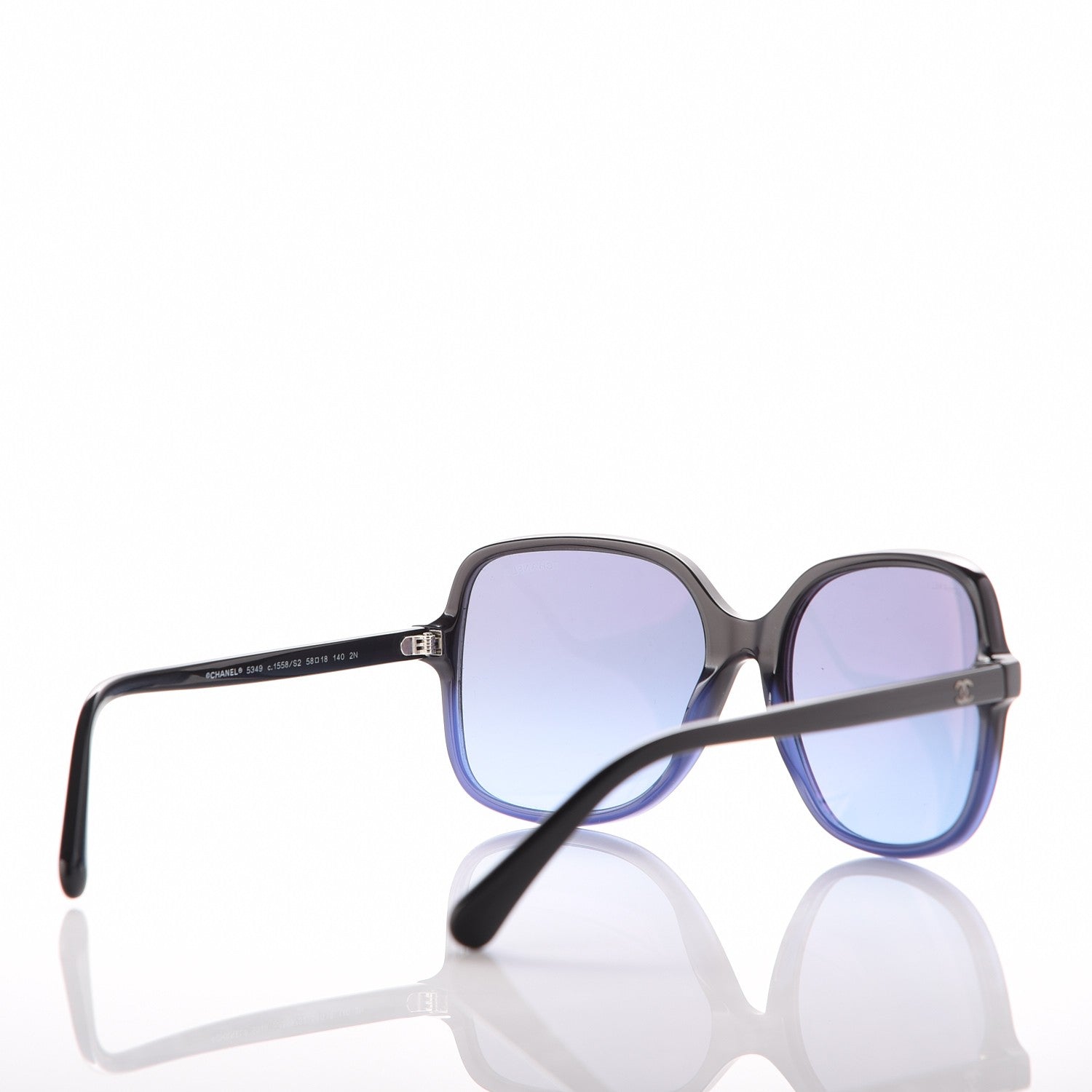 Chanel Square Summer CC Sunglasses 5349 Blue 4 of 8
