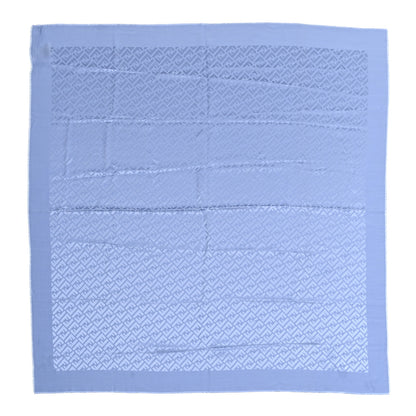 Fendi Silk Wool FF Scarf Blue 1 of 4