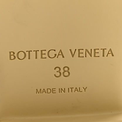 Bottega Veneta Soft Vinyl Calfskin Monsieur Loafers 38 Cane Sugar 7 of 10