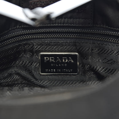 Prada Tessuto Nylon Shoulder Bag Black 6 of 10