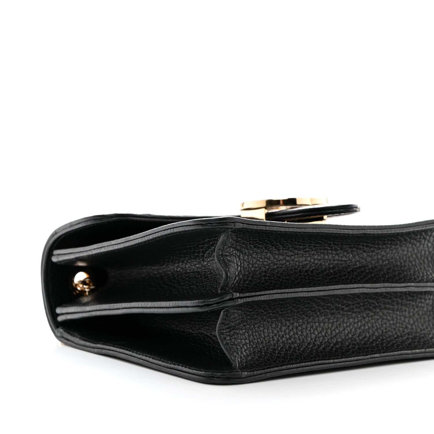 Gucci Dollar Calfskin Small Interlocking G Shoulder Bag Black 10 of 11