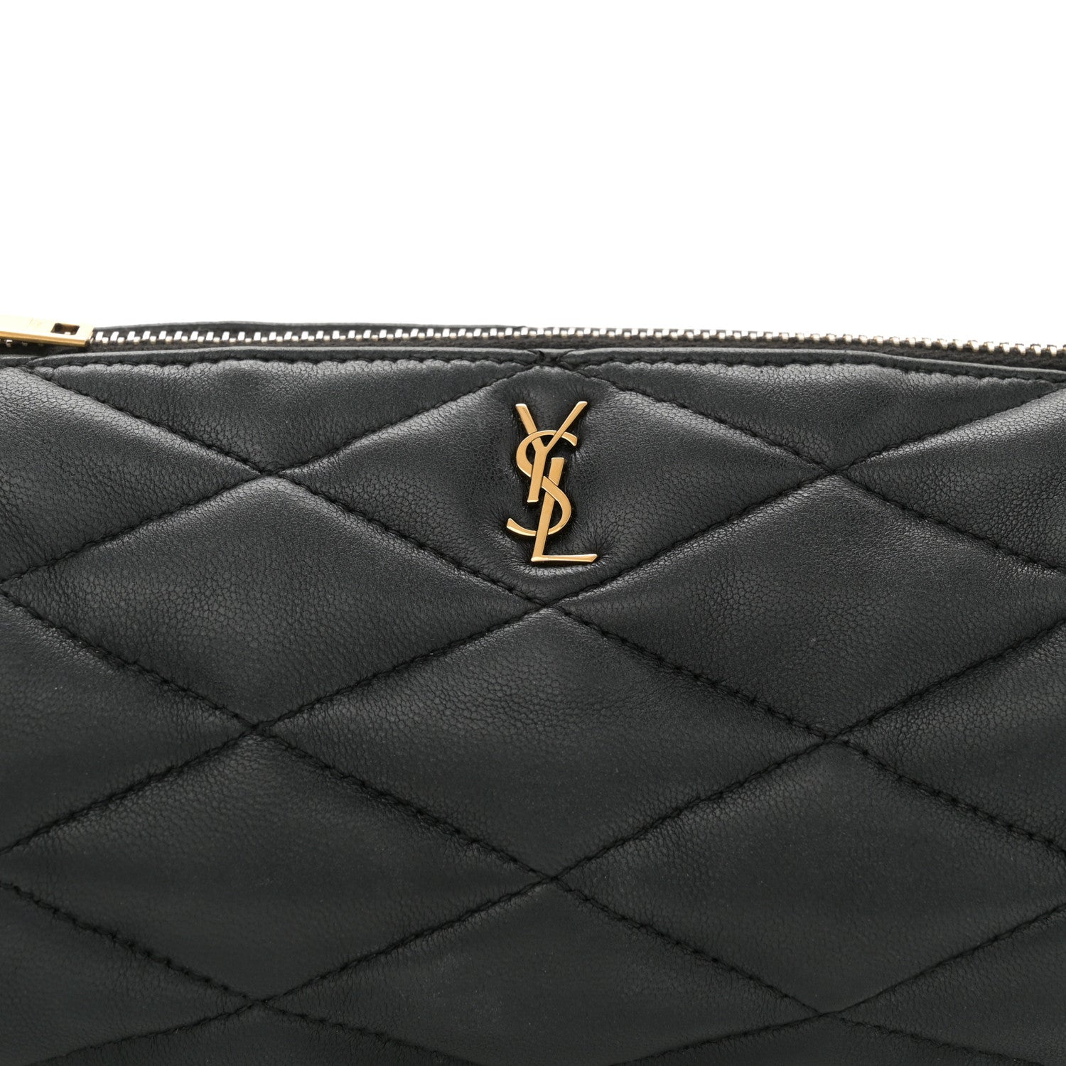 Saint Laurent Lambskin Monogram Mini Sade Tube Bag Black 8 of 12