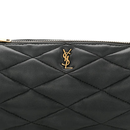 Saint Laurent Lambskin Monogram Mini Sade Tube Bag Black 8 of 12
