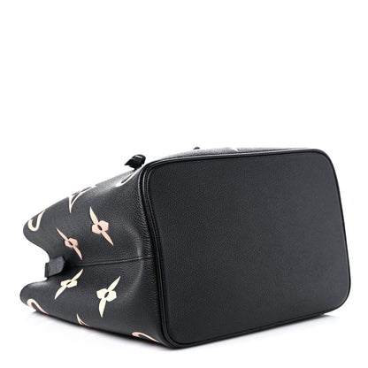 Louis Vuitton Empreinte Monogram Giant Neonoe MM Black Beige 5 of 9
