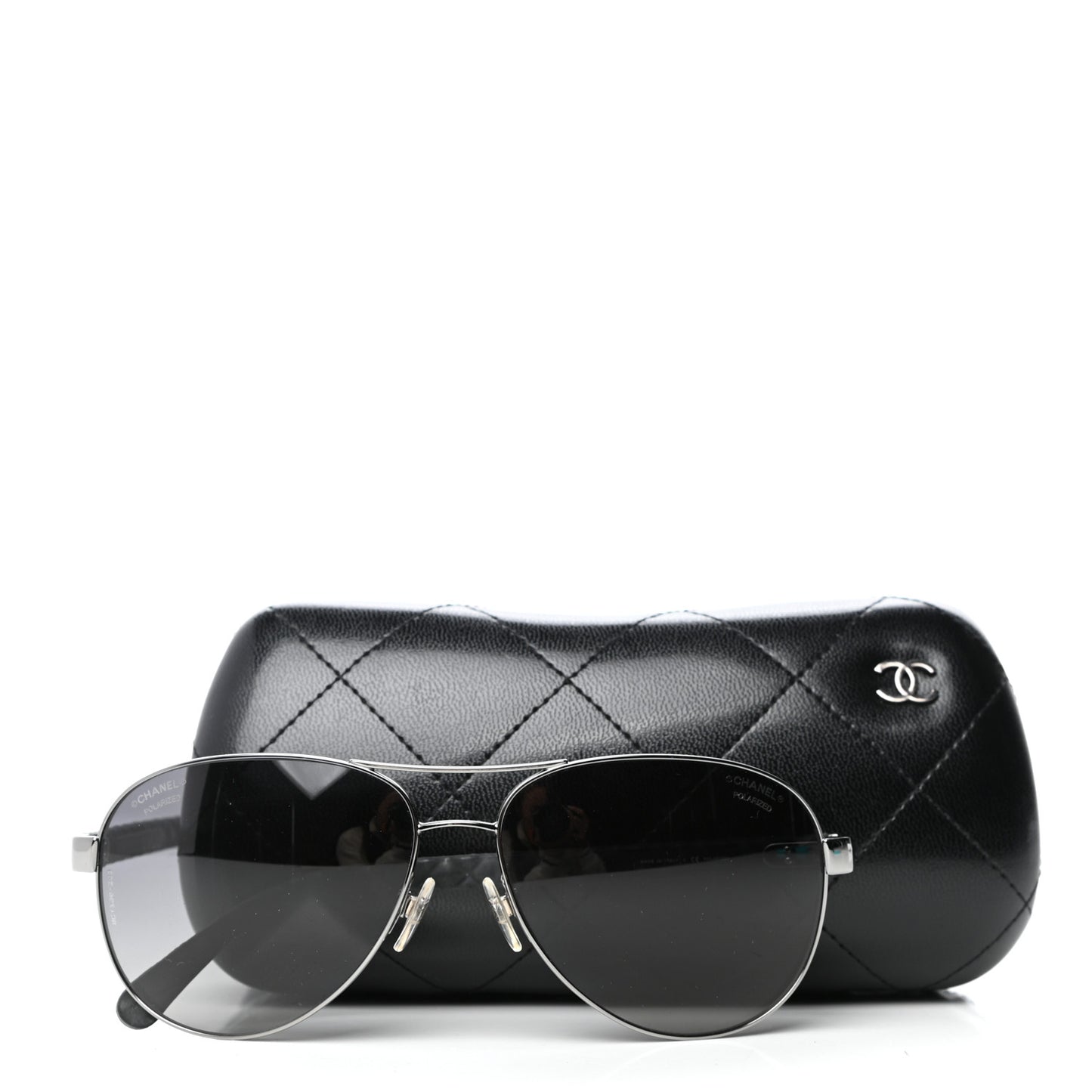 Aviator Polarized Sunglasses 4204-Q Black