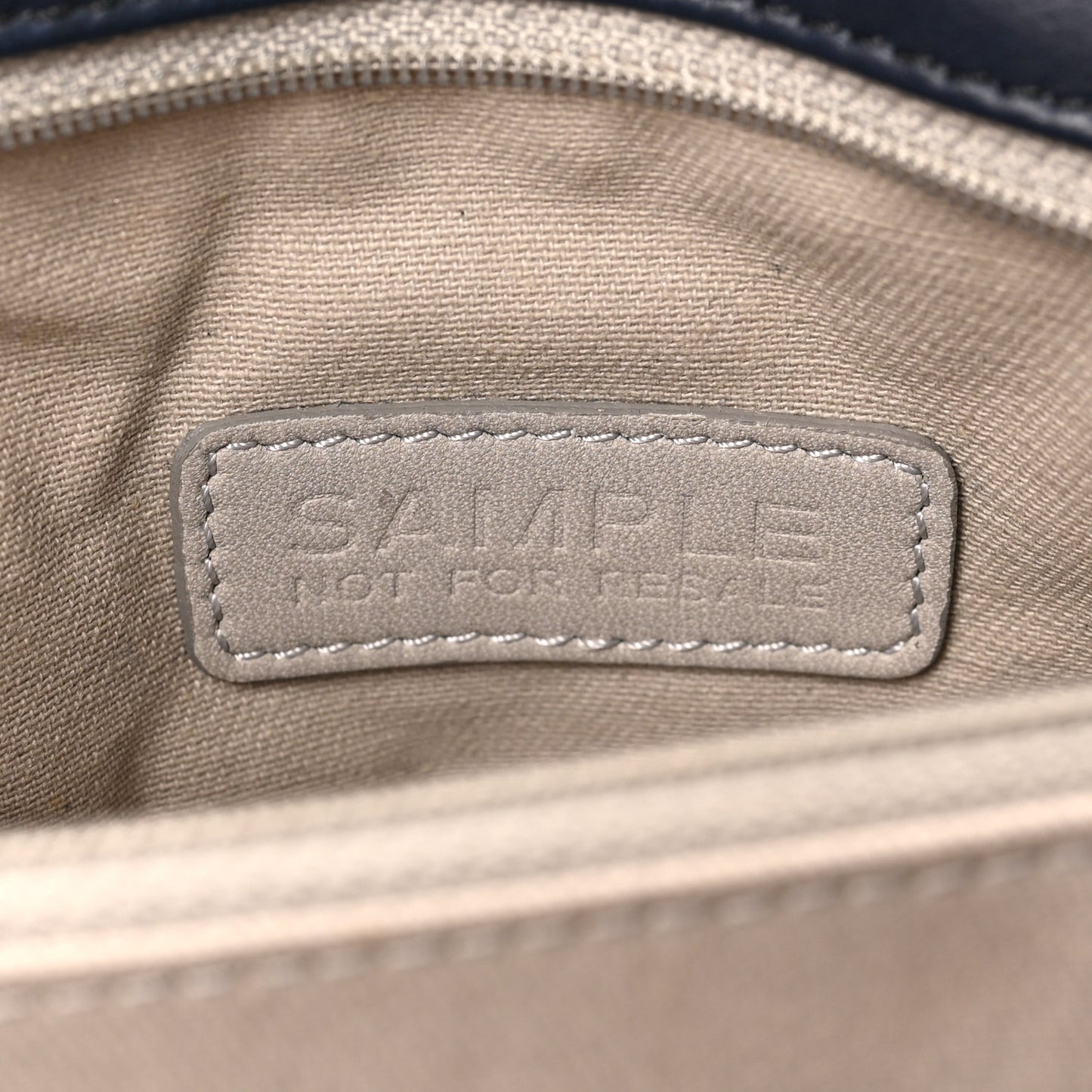 Iridescent Calfskin Tri-Color Country Chic Flap Navy Blue