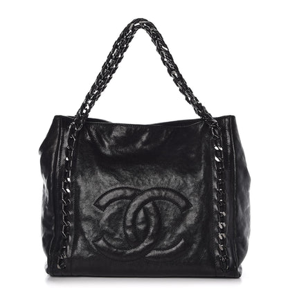 Chanel Glazed Caviar Modern Chain Tote Black 1 of 7