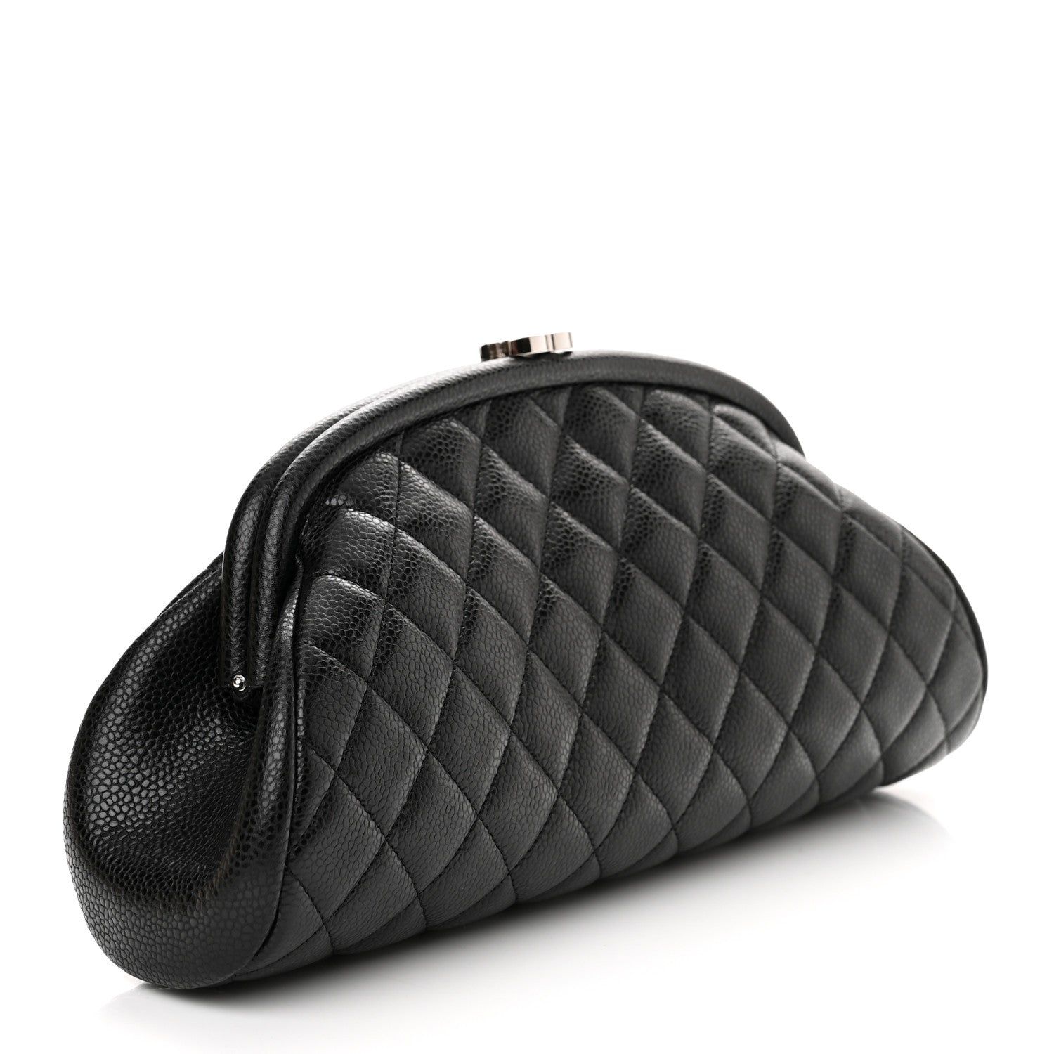 Chanel Caviar Quilted Timeless Clutch Black 3 of 11