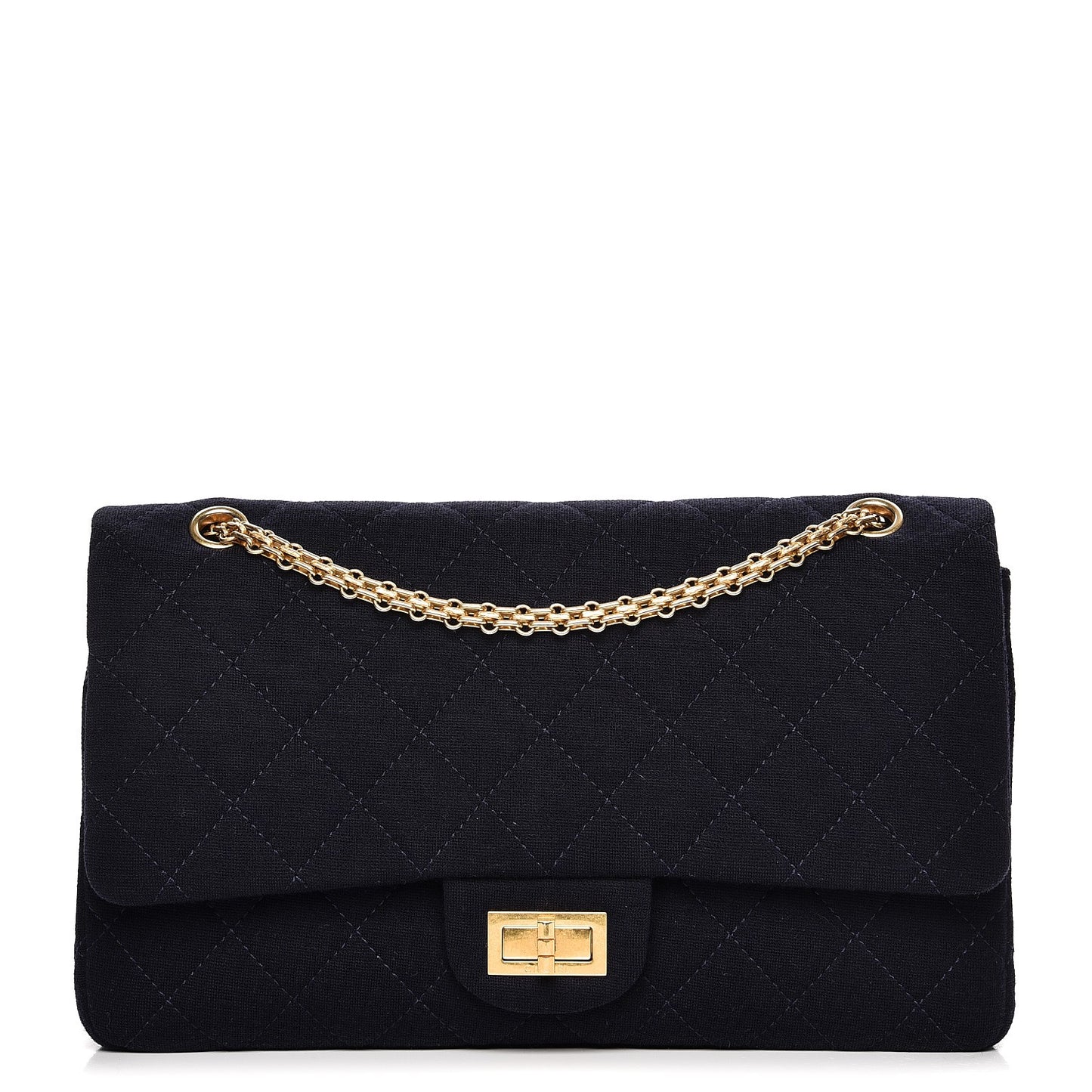 Jersey Quilted 2.55 Reissue 227 Flap Navy