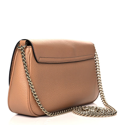 Gucci Pebbled Calfskin Medium Soho Flap Crossbody Camelia 3 of 11