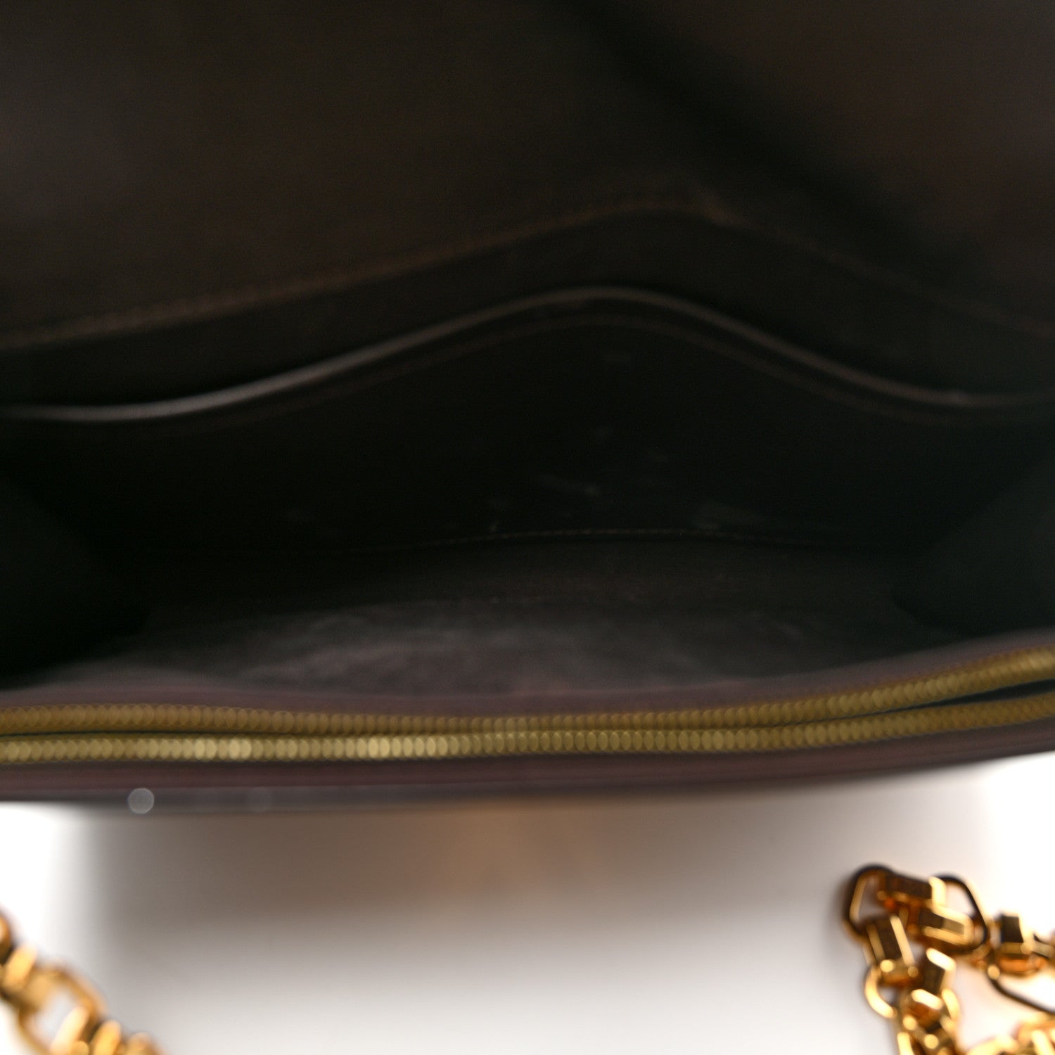 Louis Vuitton Patent Chain Louise GM Amarante 5 of 9