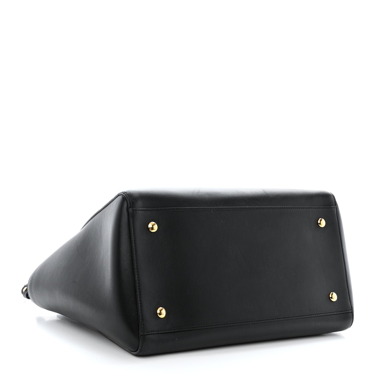 Versace Vitello Calfskin Signature Tote Black 4 of 12
