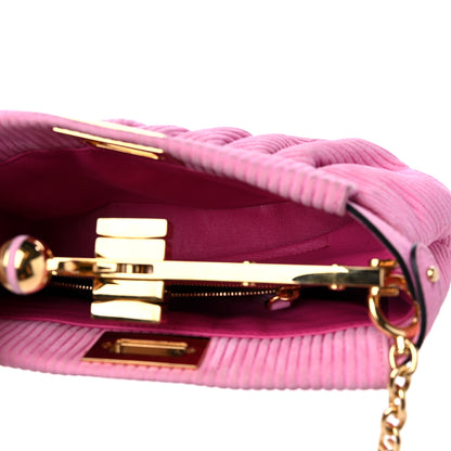 Fendi Camoscio Line Embossed Small Peekaboo Click Bag Lollypop 5 of 11