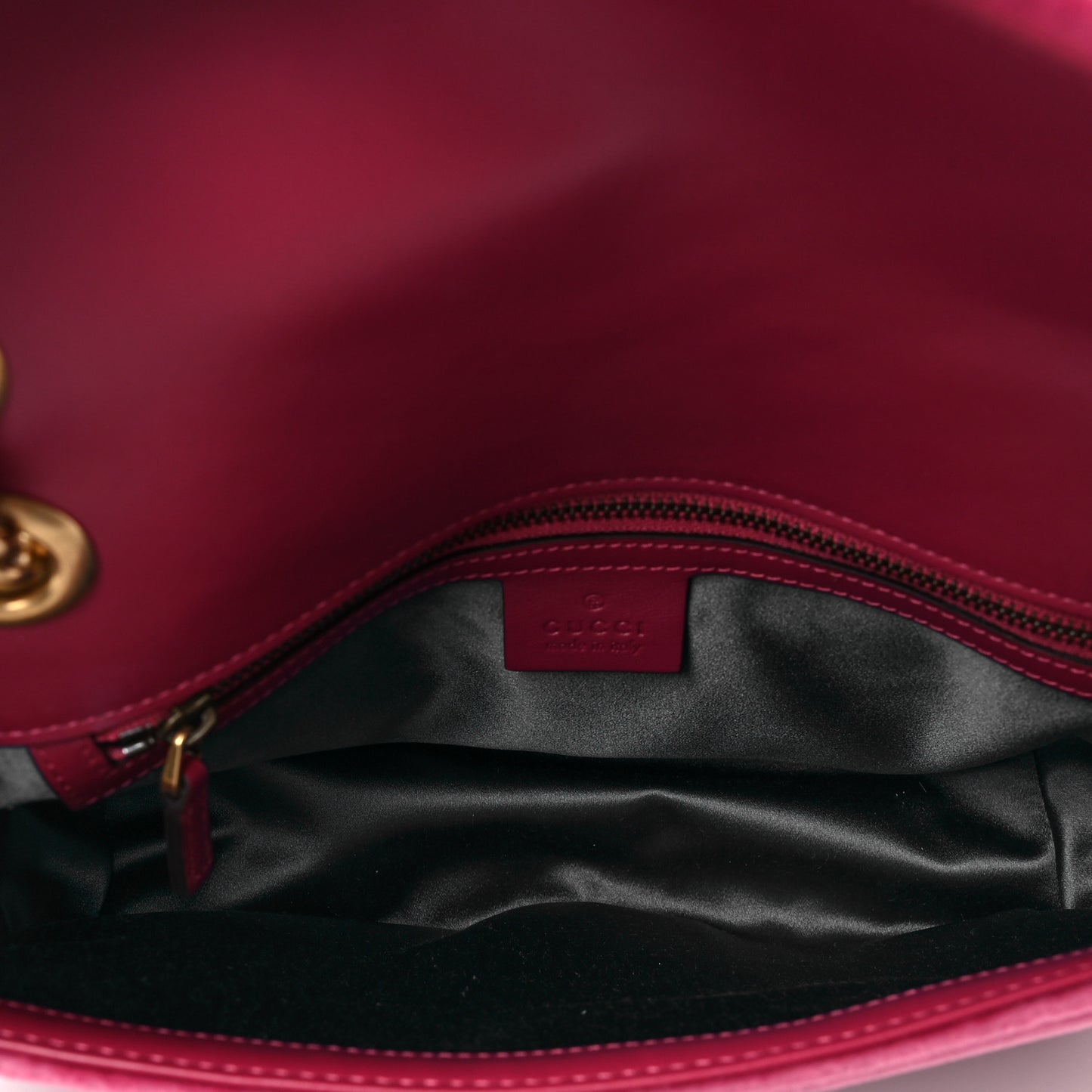 Velvet Matelasse Small GG Marmont Shoulder Bag Light Raspberry Rose