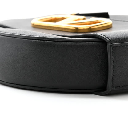 Valentino Garavani Calfskin VLogo Round Crossbody Bag Black 9 of 9