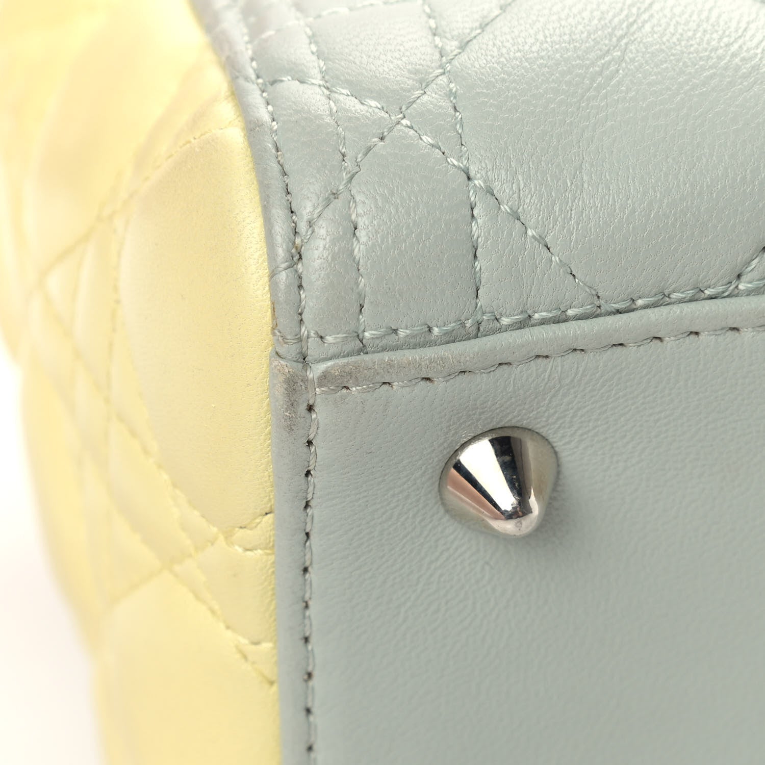 Christian Dior Lambskin Cannage Medium Tri-Color Lady Dior Multicolor 11 of 15