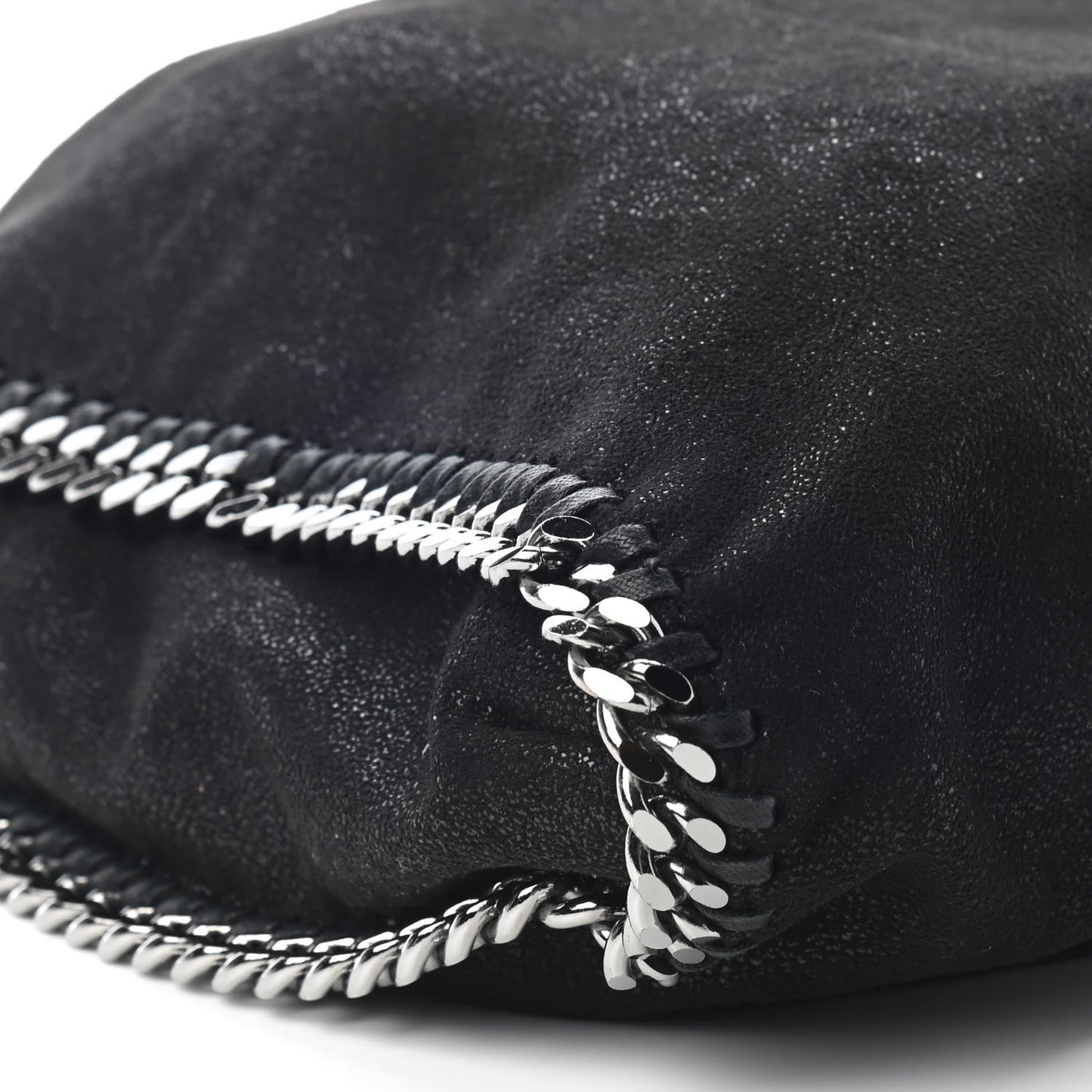 Shaggy Deer Small Falabella Tote Black