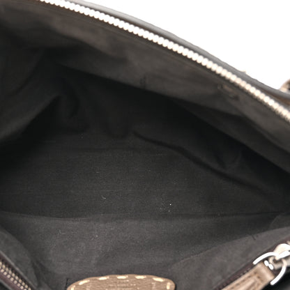Fendi Vitello Stampa Granata Macro Stitchings Medium By The Way Boston Bag Tartufo 5 of 15