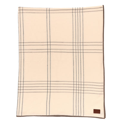 Hermes Cashmere Woven Suede Goatskin Pique-Nique Blanket 1 of 4