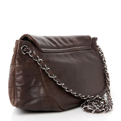 Chanel Caviar Large Half Moon Flap Brown 3 of 10