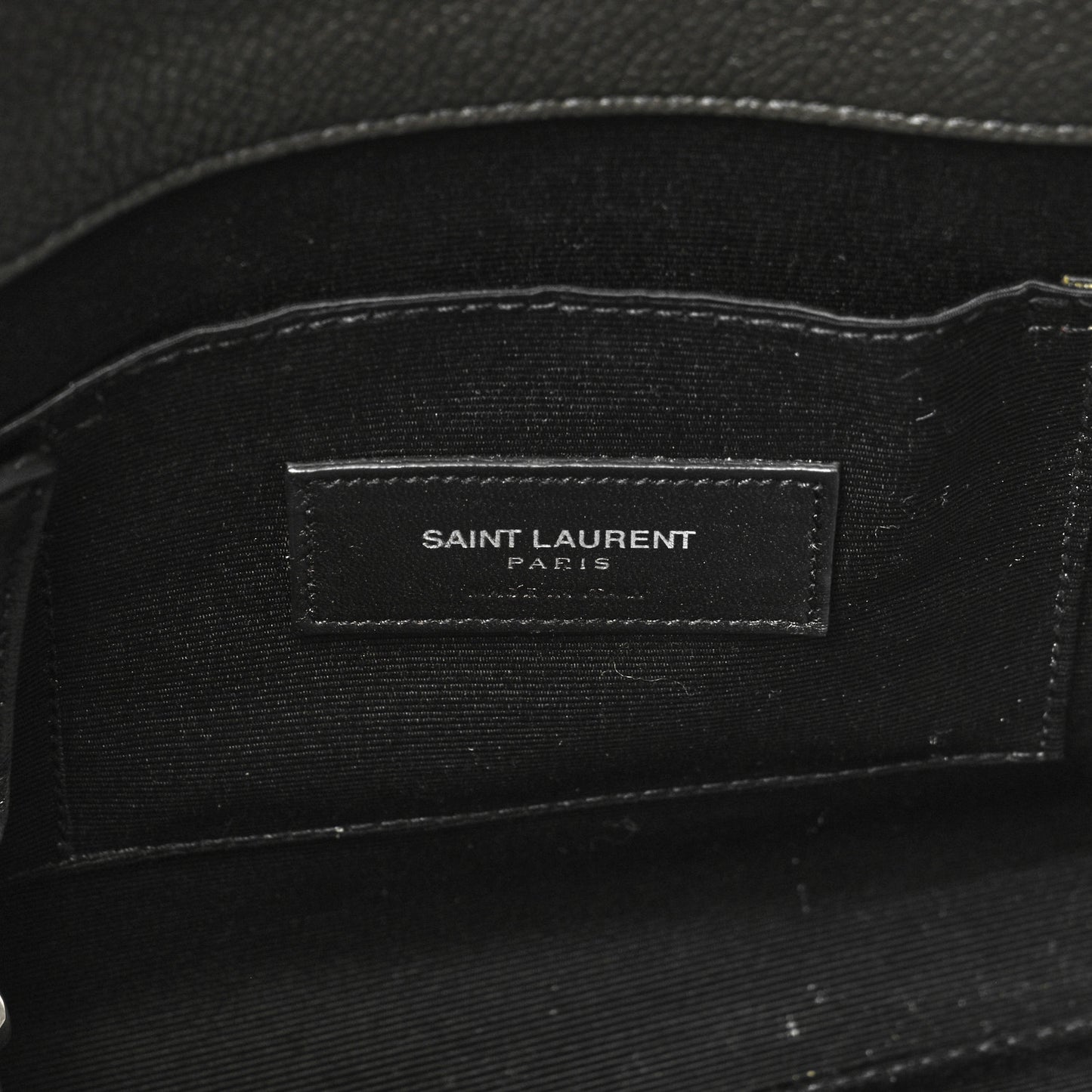 Grained Calfskin Baby Sac De Jour Coal