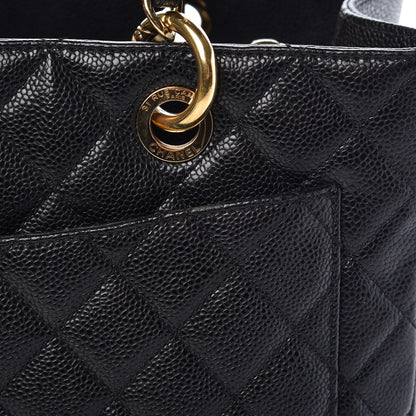 Chanel Caviar Quilted Grand Shopping Tote GST Black 9 of 14