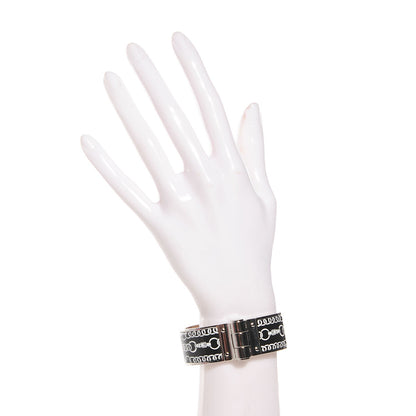 Hermes Enamel Balades Equestres Wide Hinged Bracelet Small 2 of 6