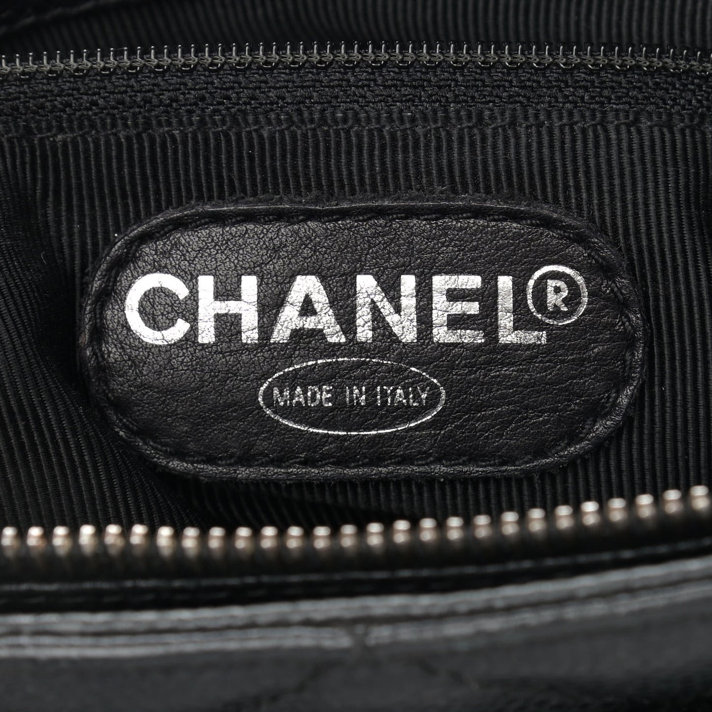 Caviar Quilted Flap Shoulder Bag Black