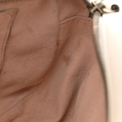 Gucci Calfskin Matelasse Small GG Marmont Chain Shoulder Bag White 11 of 14