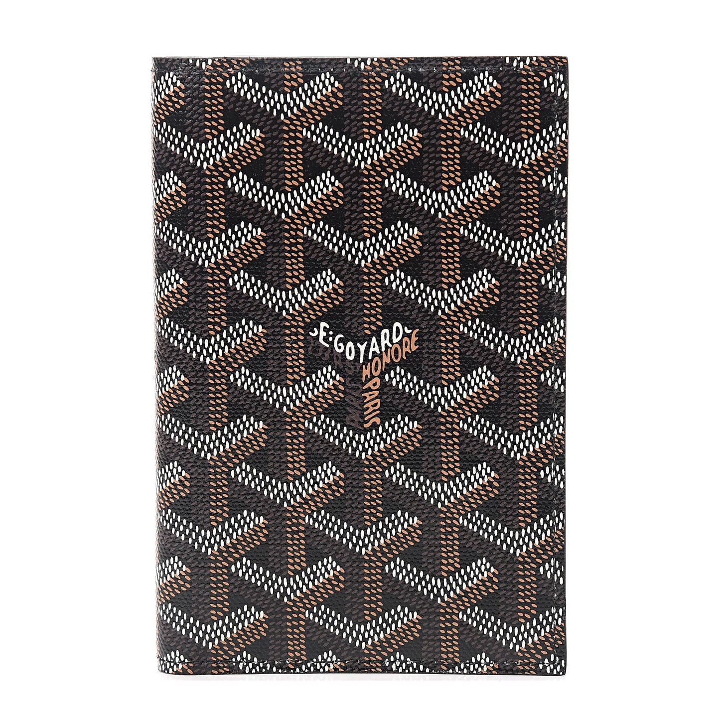 Goyardine Passport Wallet Black