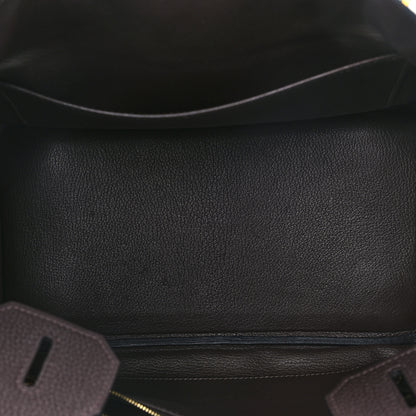 Hermes Togo Birkin 30 Chocolate 5 of 10