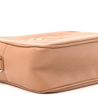 Gucci Pebbled Calfskin Small Soho Disco Bag Camelia 10 of 10