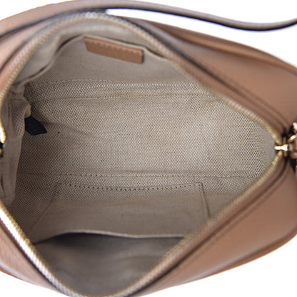 Gucci Pebbled Calfskin Small Soho Disco Bag Camelia 5 of 10