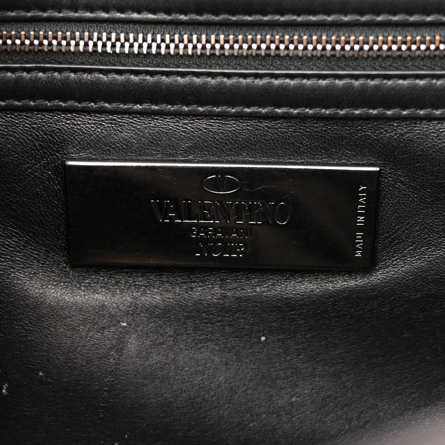 Valentino Garavani Vitello Medium Glam Lock Rockstud Flap Black 6 of 10
