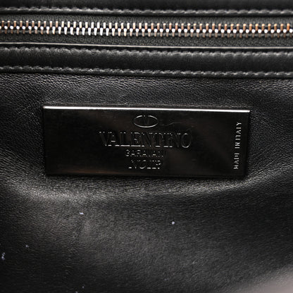 Valentino Garavani Vitello Medium Glam Lock Rockstud Flap Black 6 of 10