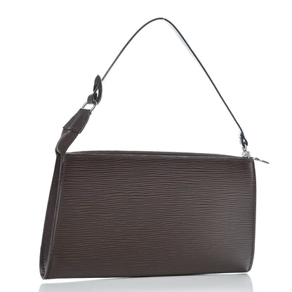 Louis Vuitton Epi Pochette Accessories 24 Moka 3 of 11