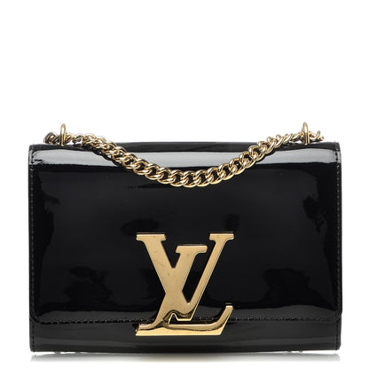 Louis Vuitton Patent Chain Louise MM Black 1 of 7