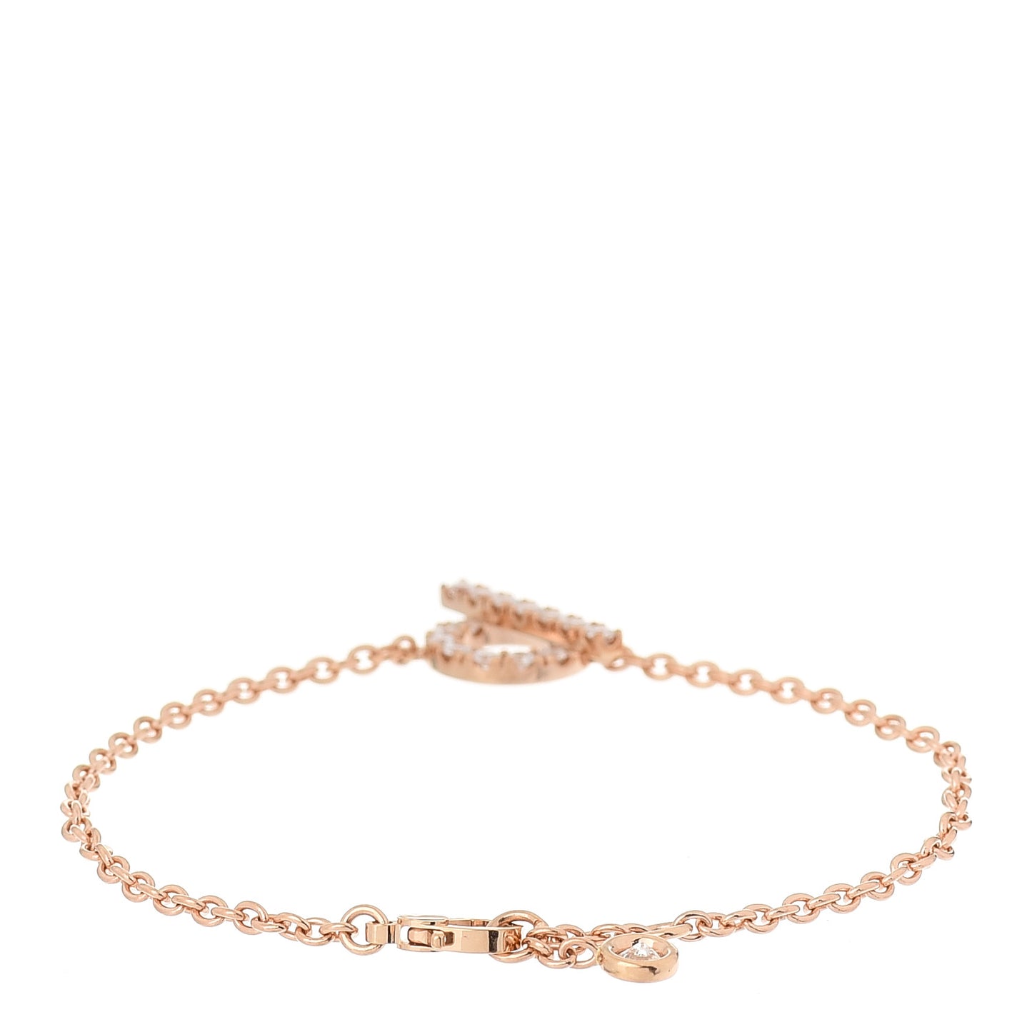 18K Rose Gold Diamond Finesse Bracelet SH