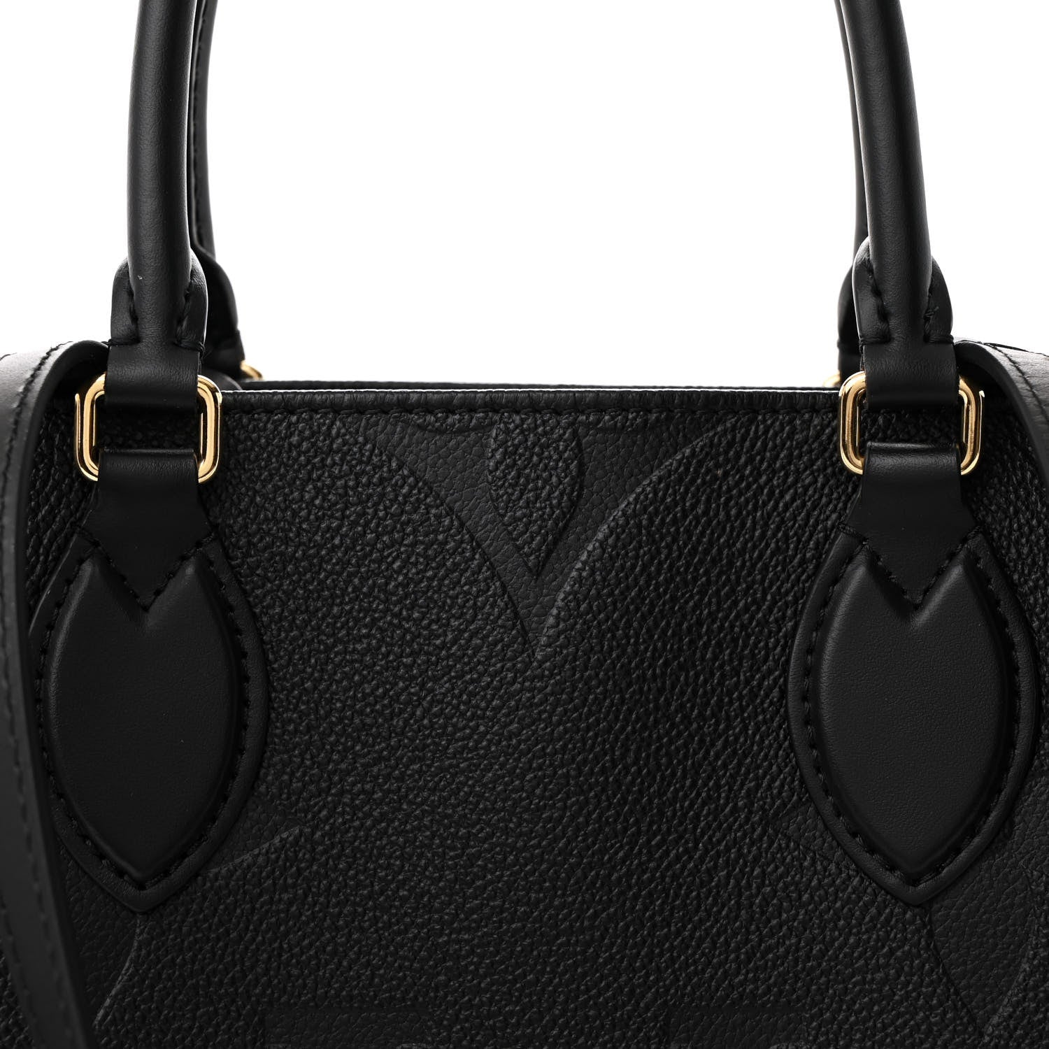 Louis Vuitton Empreinte Monogram Giant Onthego MM Black 7 of 10