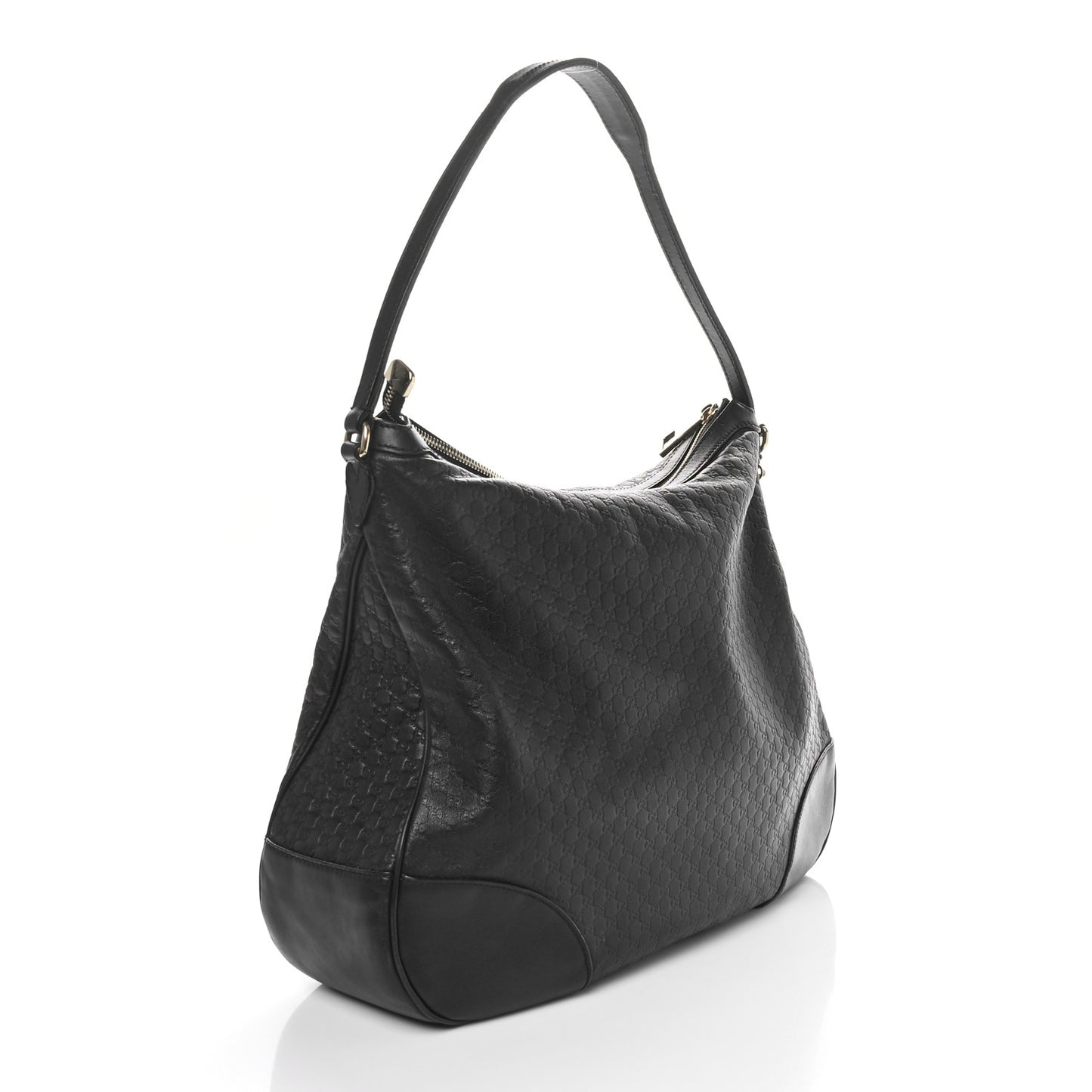 Soft Microguccissima Margaux Hobo Black