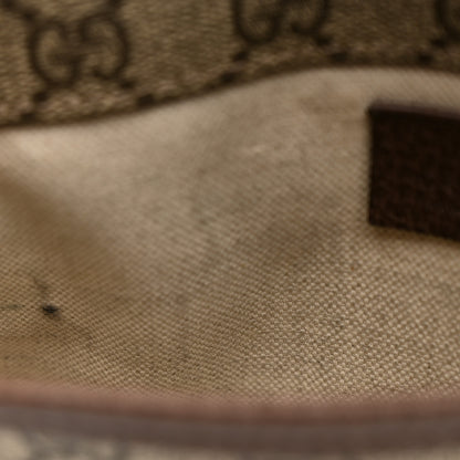 Gucci GG Supreme Monogram Neo Vintage Web Belt Bag Brown 11 of 14