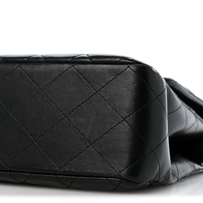 Chanel Lambskin Quilted Jumbo Single Flap Black 10 of 14