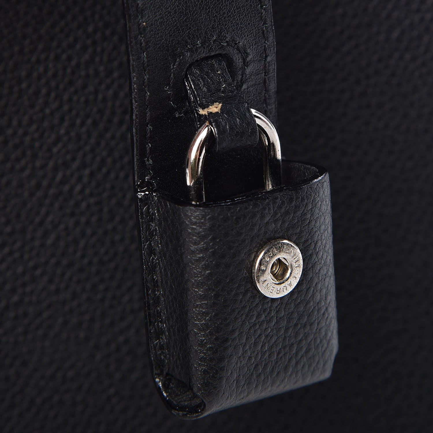 Saint Laurent Grained Calfskin Baby Sac De Jour Black 10 of 11
