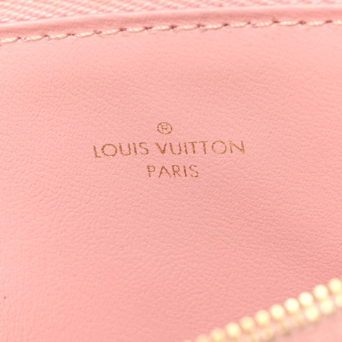Empreinte Felicie Chain Wallet Zippered Insert Rose Poudre