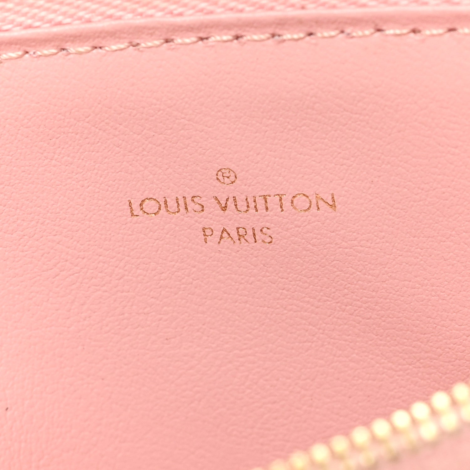 Louis Vuitton Empreinte Felicie Chain Wallet Zippered Insert Rose Poudre 6 of 7