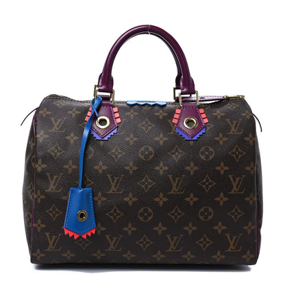 Louis Vuitton Monogram Totem Speedy 30 Magenta 1 of 7