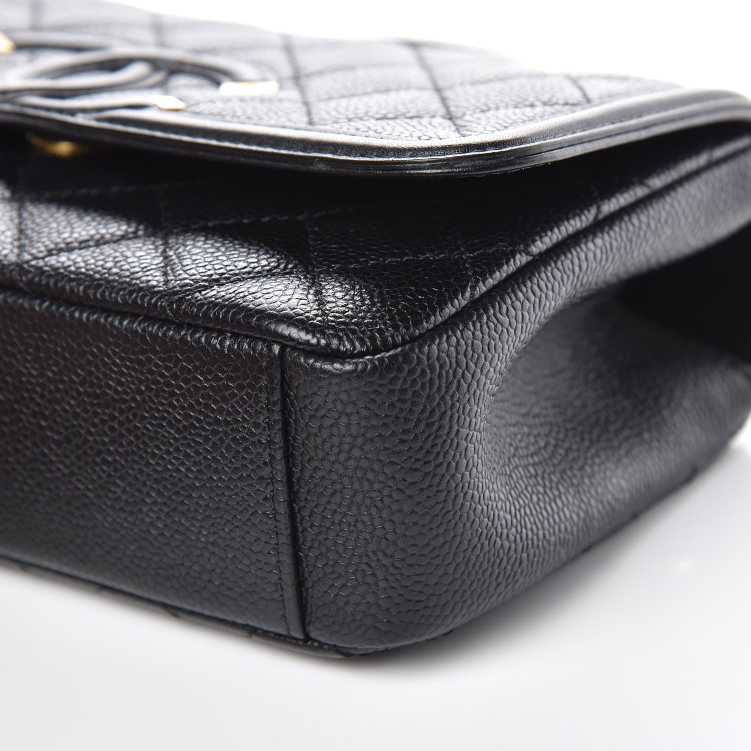 Chanel Caviar Quilted Small CC Filigree Flap Black 9 of 11